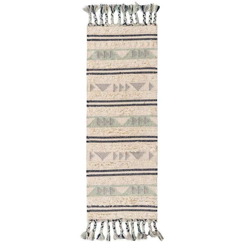 Annunciata Wool Moroccan Indoor Rug, Runner 2'2" x 6'