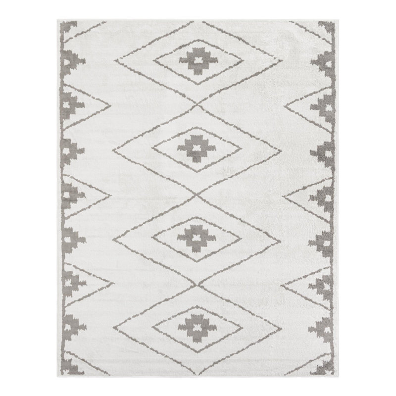 Latitude Run® Vefsna Nikolis Rug Ivory, Rectangle 7'10" x 10'