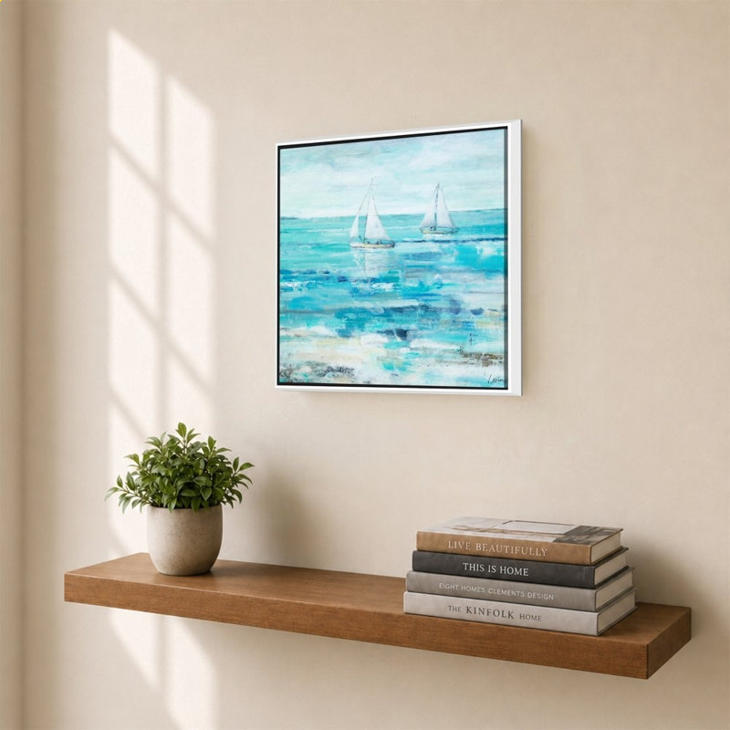Duo de voiliers par Lorenzo Collective - Impression sur toile
