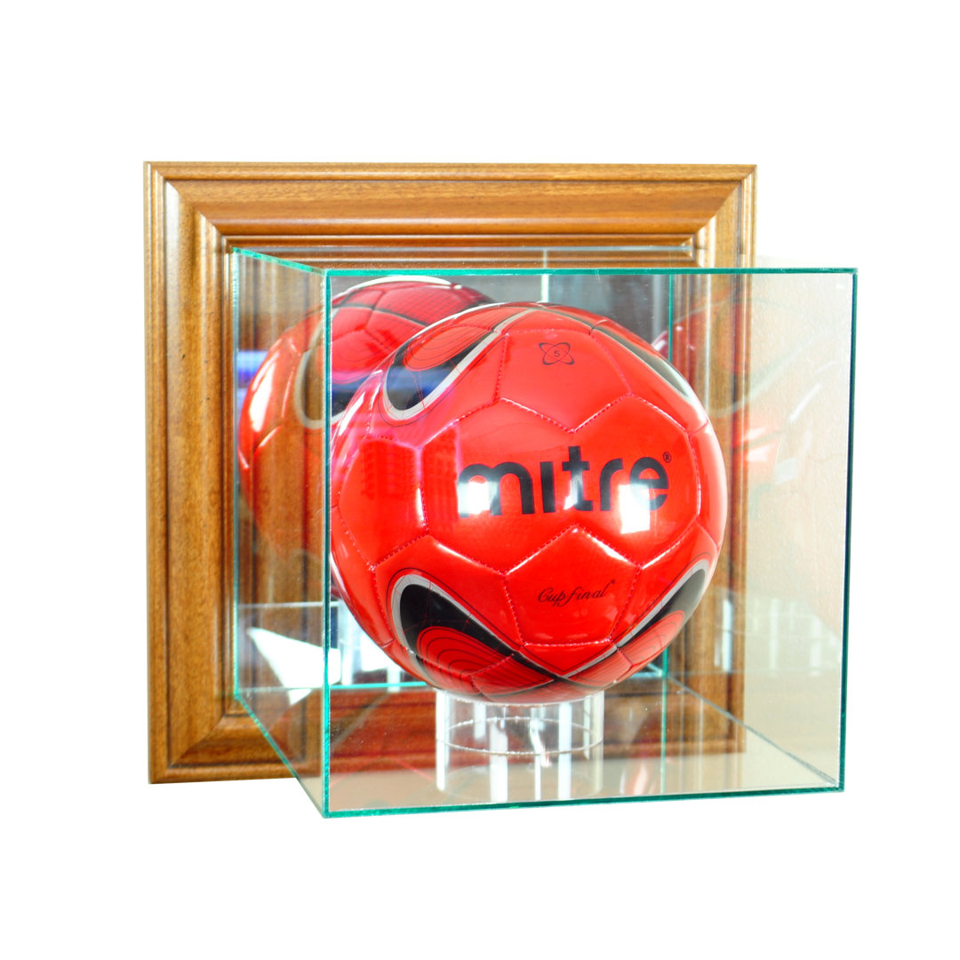 Perfect Cases And Frames 14'' W 11'' D Soccer Glass Ball / Puck Case Perfect Cases and Frames 