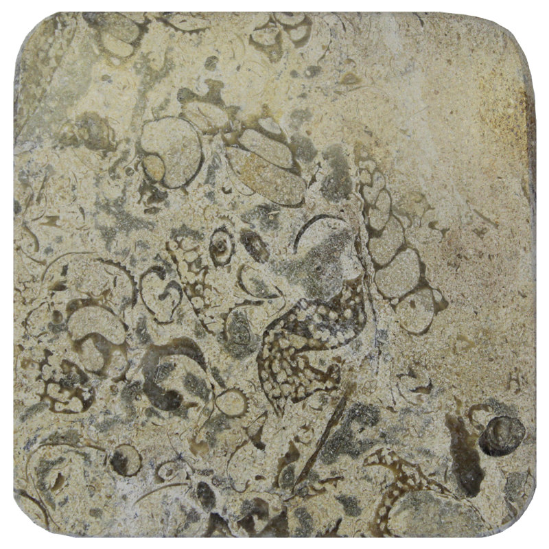 Sous-verre décoratif en marbre, Beige