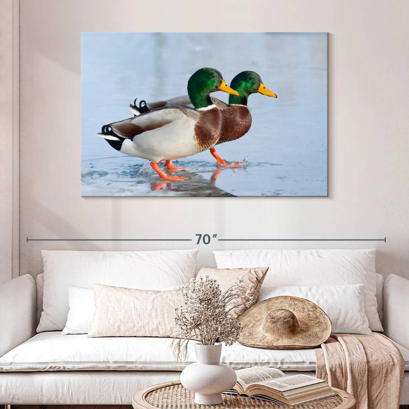 Brampt Mallard Duck Duo, 32" H x 48" W