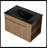 30'' Single Bathroom Vanity with Ceramic Top-97891081