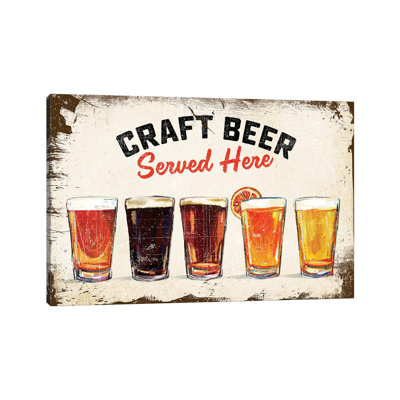 Reproduction d'art sur toile Craft Beer