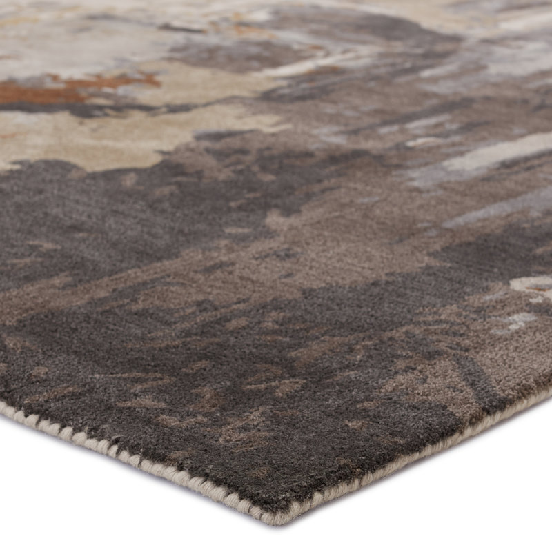 Marasco Hand Tufted Abstract Indoor Rug, Rectangle 8' x 11'