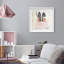 Oliver Gal Blush Walk Revisited Fashion - Diamond Dust Shadowbox Framed Wall Art-1392362194-1392362218
