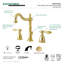 Robinet de salle de bain espacé Kingston-11174828