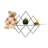 Mengiste Geometric Floating Wall Mount Shelf, Geometric Floating Modern Shelf For Wall Décor