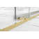 60" W x 76" H Double Sliding Semi- Frameless Shower Door with 5/16"(8mm) Clear Tempered Glass