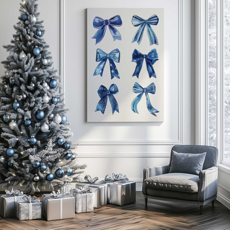 Impression sur toile Frosty Ribbons of Joy, H 18 po x l 12 po, Toile tendue avec châssis