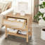 26.8cm W Manufactured Wood Bedside Table-783616175