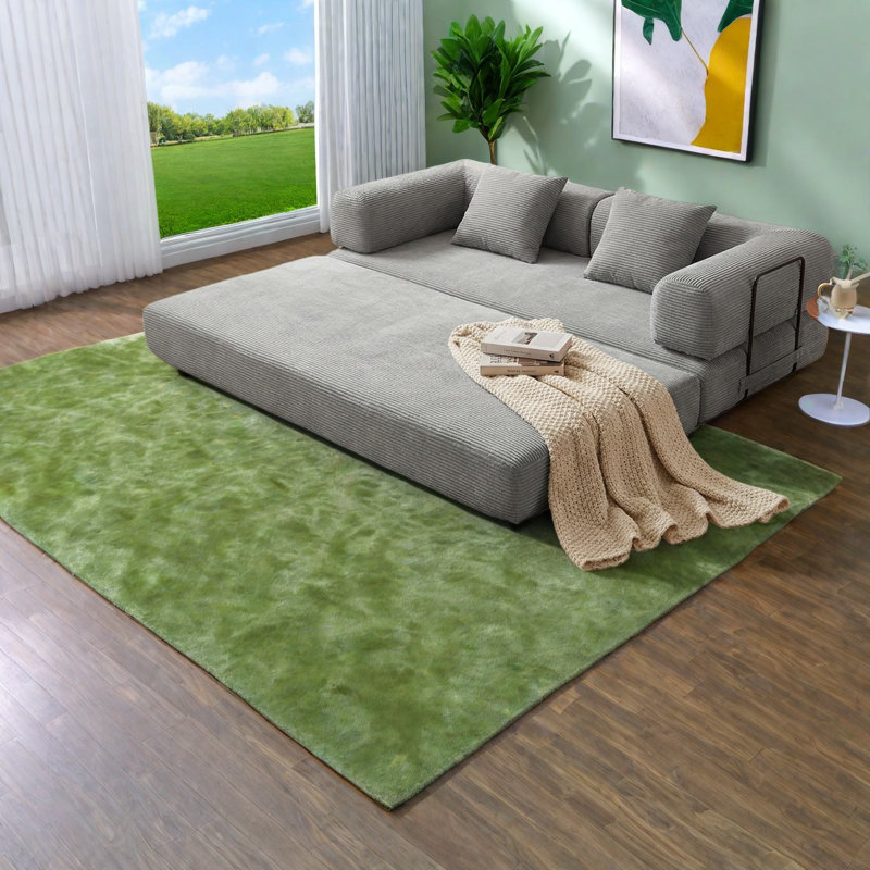 Canapés convertibles à compression, 78,7 pouces en velours côtelé Modern Home
