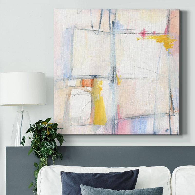Toile tendue pastel I-Premium Gallery - Prêt à accrocher, H 16 po x l 16 po x P 1 po