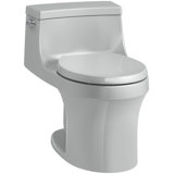 San Souci™ 1.28 GPF Water Efficient Round One-Piece toilet (Seat Included)