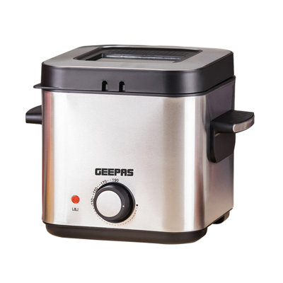 Geepas 1.5L Deep Fat Fryer with Viewing Window, 900W