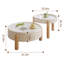 Tables gigognes 3 pieds avec rangement