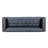 Davidjoe 89.75" Square Arm Sofa, Accent Sofa-851072533