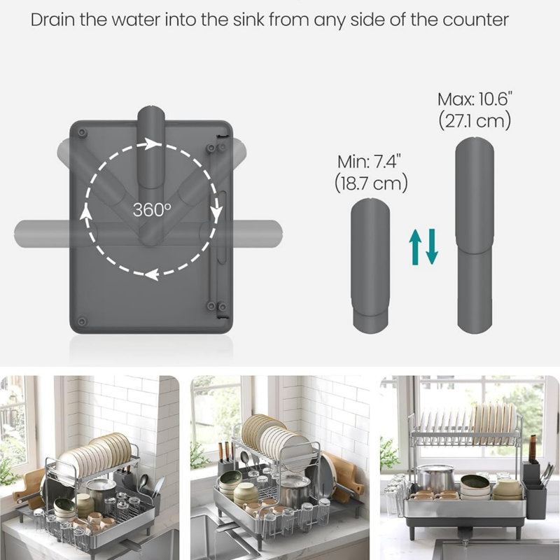 Two Tier Dish Rack