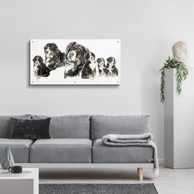 «Bernese Mountain Dog» par Barbara Keith - impression non encadrée