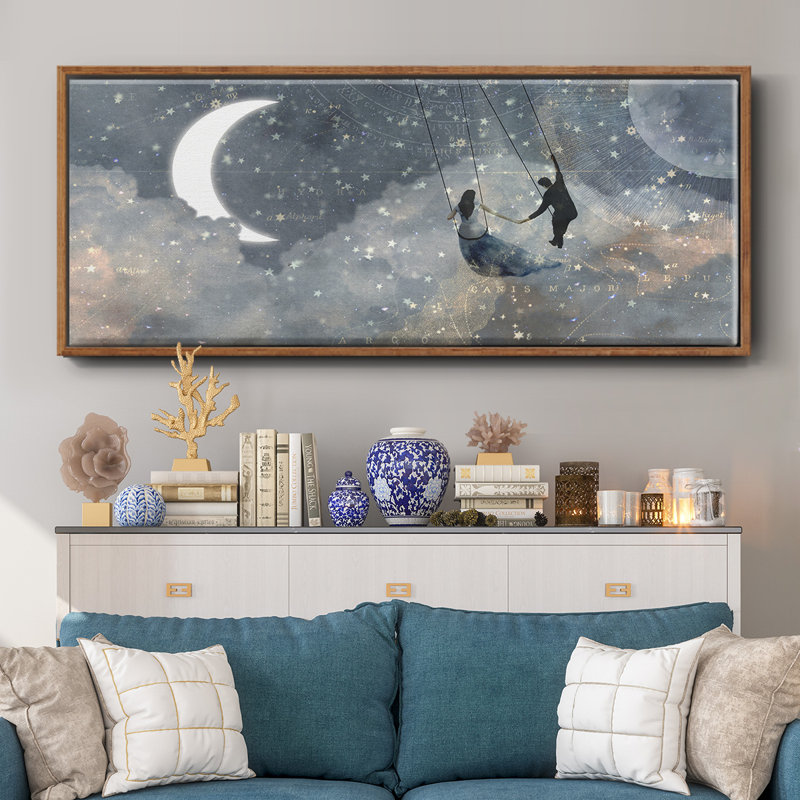 Celestial Love Collection D-, toile encadrée, H 20 po x l 50 po