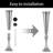 Metal Trumpet Vase, Tall Vases Centerpieces, Flower Stand For Table-713634860