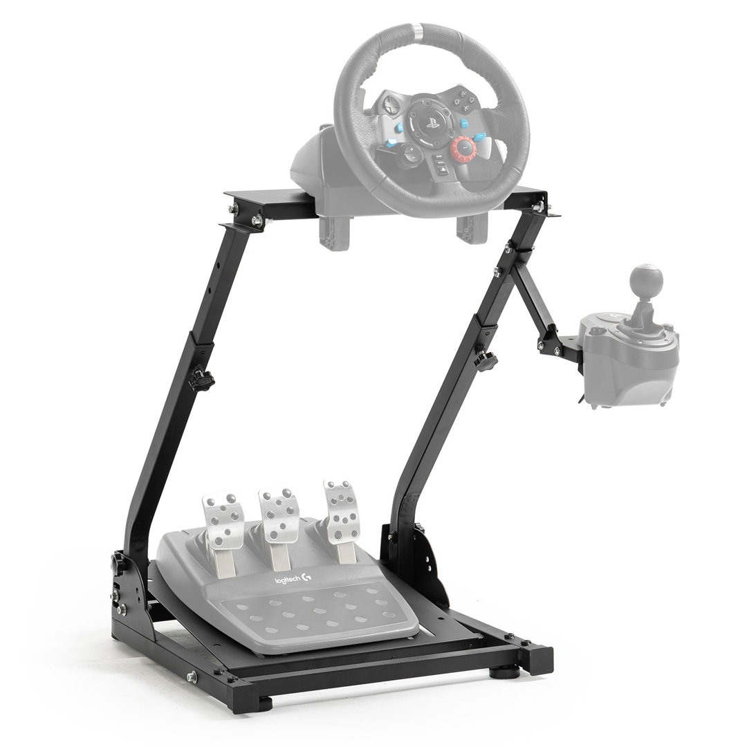 Anman G920 Steering Wheel Stand Fit Logitech G29 Fanatec Thrustmaster, are Not Include Pedal & Steering Wheel & Handbrake