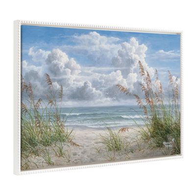 Summer Breeze by Abraham Hunter Framed Canvas Wall Art Print
