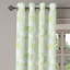 Rideau à 2 panneaux avec œillets Dakota Fields Mint, 50 po x 120 po, vert fougère blanc-106352604