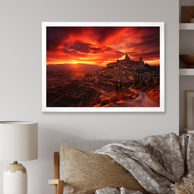 Kokou, Espagne, lever de soleil sur toile