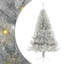  Artificial Pre-lit Christmas Tree Silver PET-269905569
