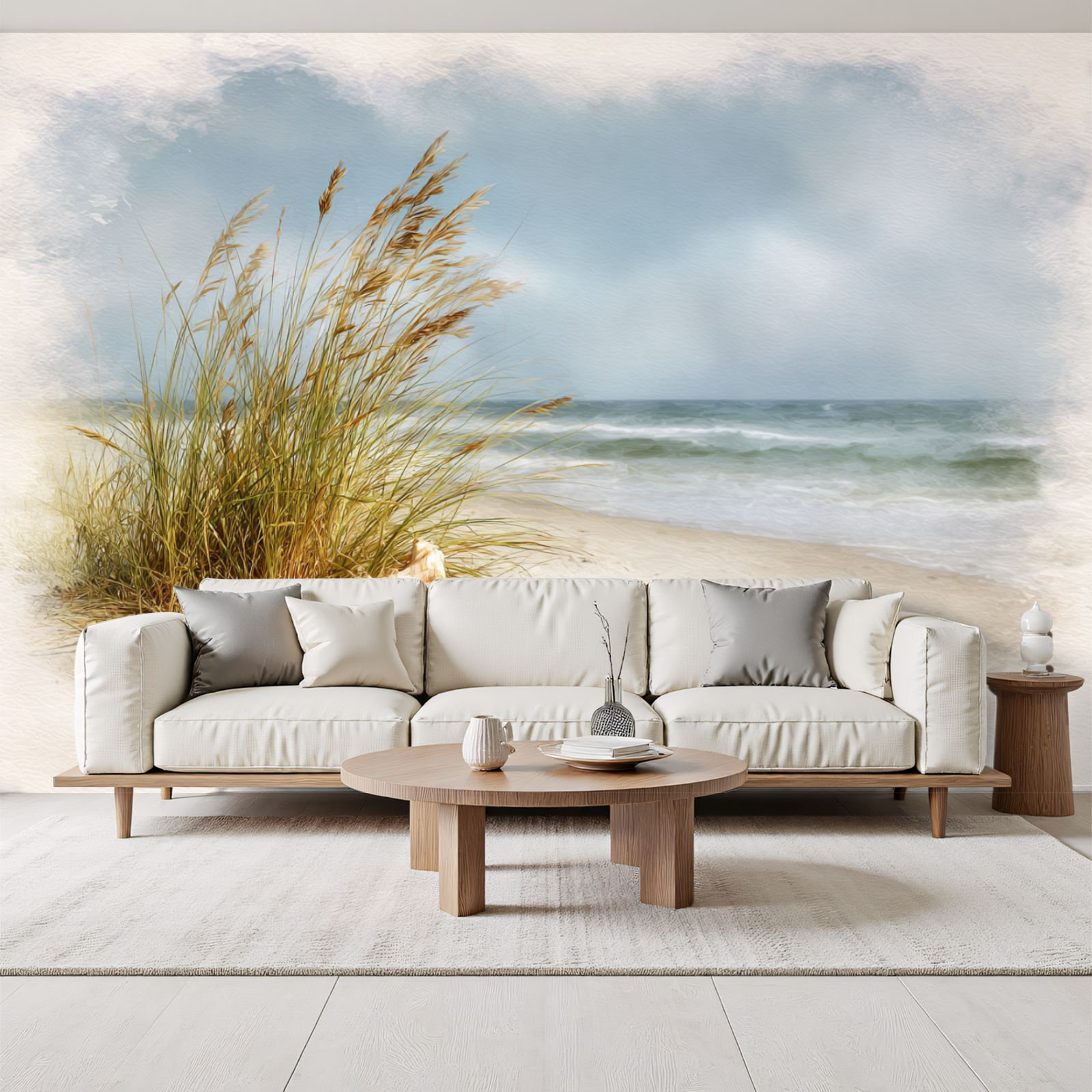 Red Barrel Studio Summer Peel and Stick Wallpaper Beach Retro Beach ...