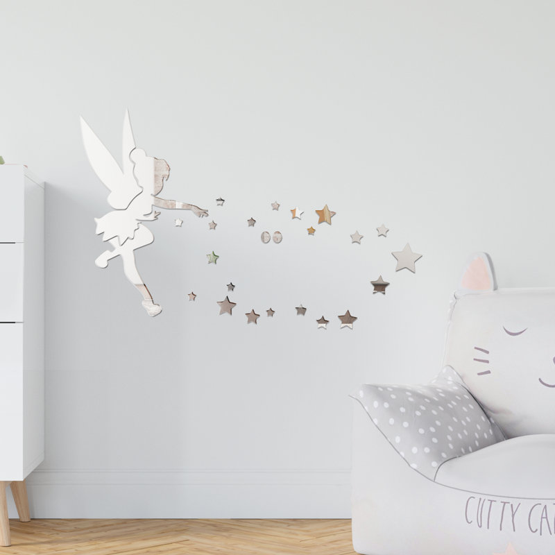 Adhésif décoratif fée clochette miroir