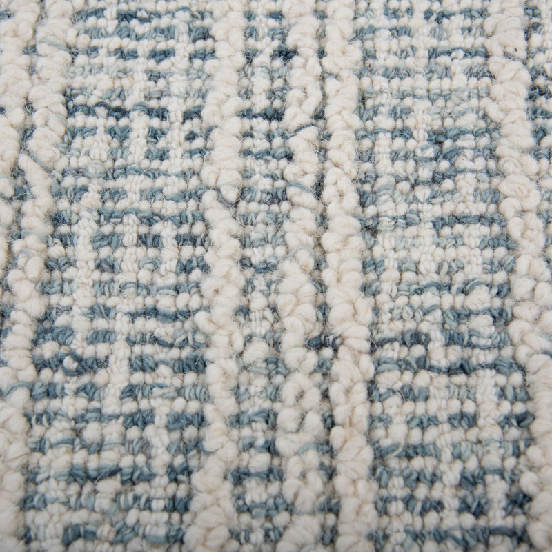Tapis 100% laine touffeté à la main, Rectangle 5 pi x 7 pi 6 po