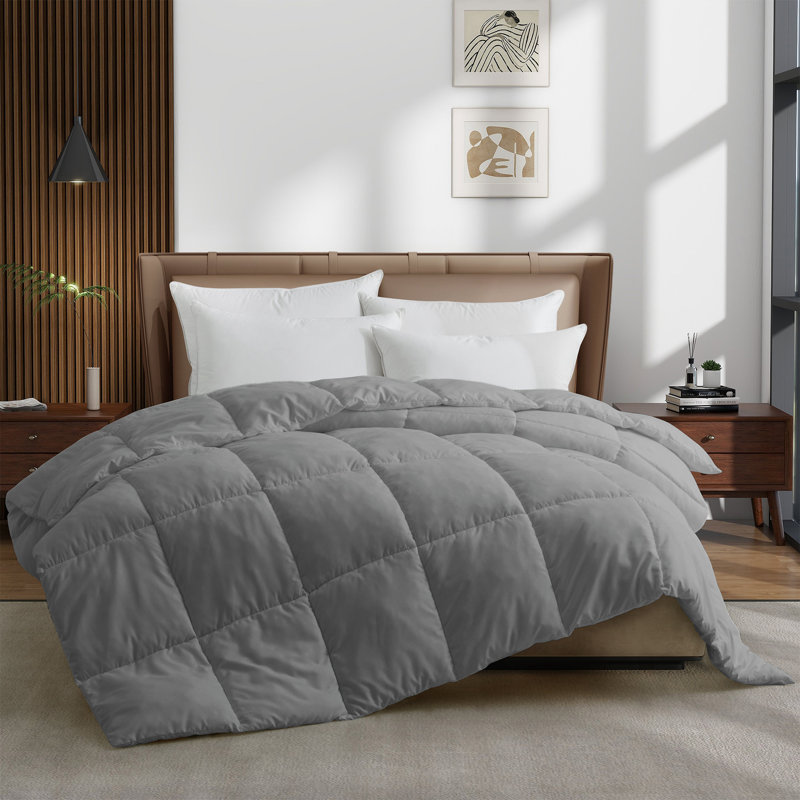 Wayfair Sleep Lightweight Down Alternative Comforter, Queen, Gray