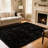 Soft Black Shag Area Rug-363783219-344498116
