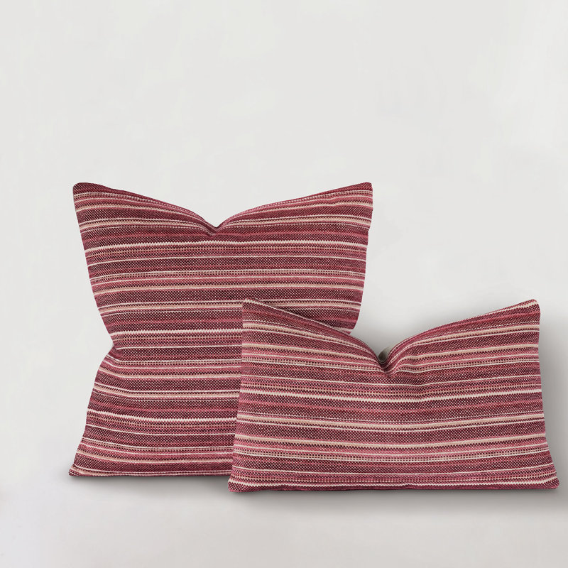 Eastlake Square Pillow Cover & Insert, Red