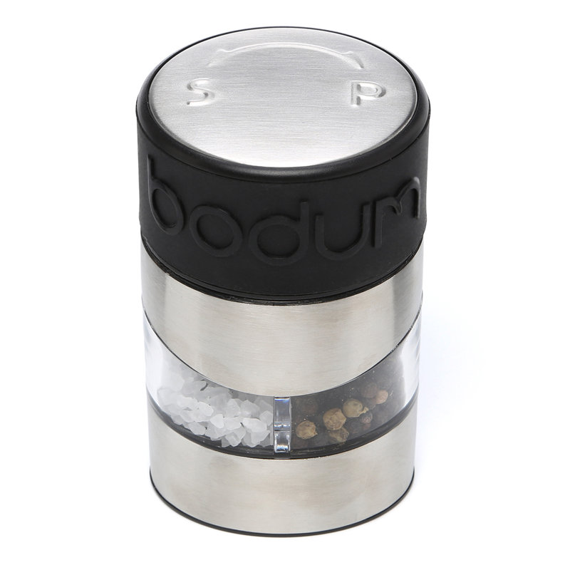 Twin Salt and Pepper Grinder in Black