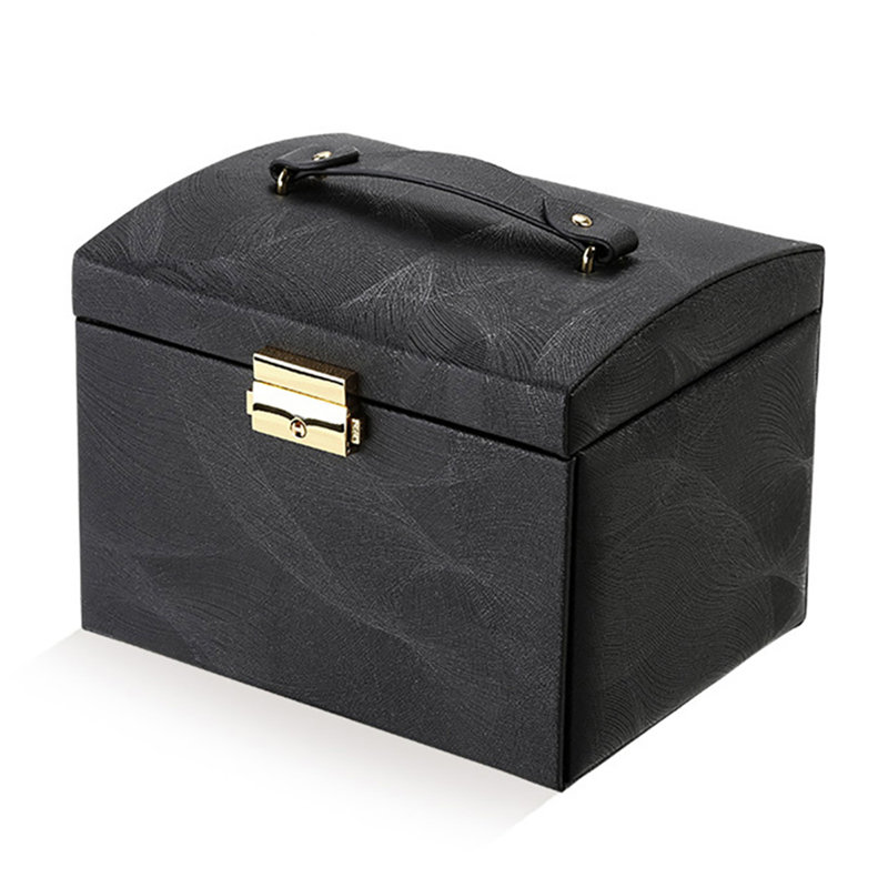 Boîte à bijoux avec tiroir, Noir