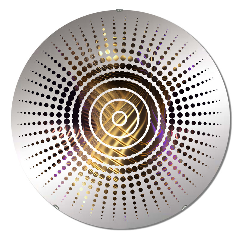 Embelia - Miroir mural Sun Circles, 31,4 po x 31,4 po