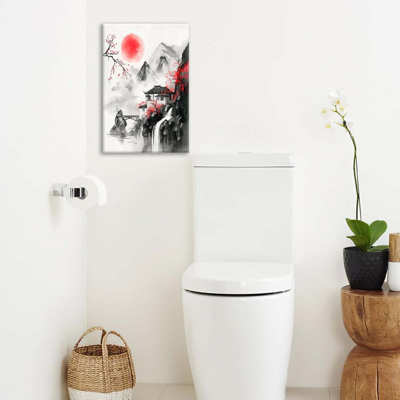 Canvas Asian Nature Wall Decor 40x60cm