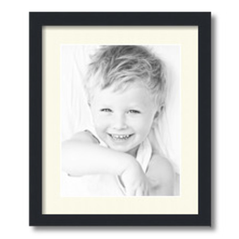 Matte Picture Frame with Mat, Brilliant White