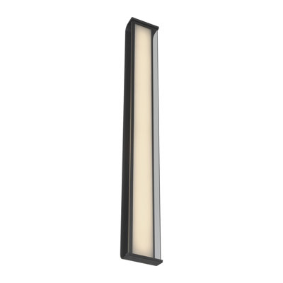 Extérieur, 42 po, noir mat, verre fumé