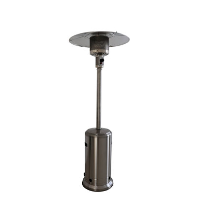 46000 Patio Heat - Quiet & Consistent Heating, Aluminium Body, 18 In Package Depth, 200 Sq Ft Generation Field 46,000 Standing Heater Ample Output For Chilly Evenings, Construction, 14 Radius Heat,