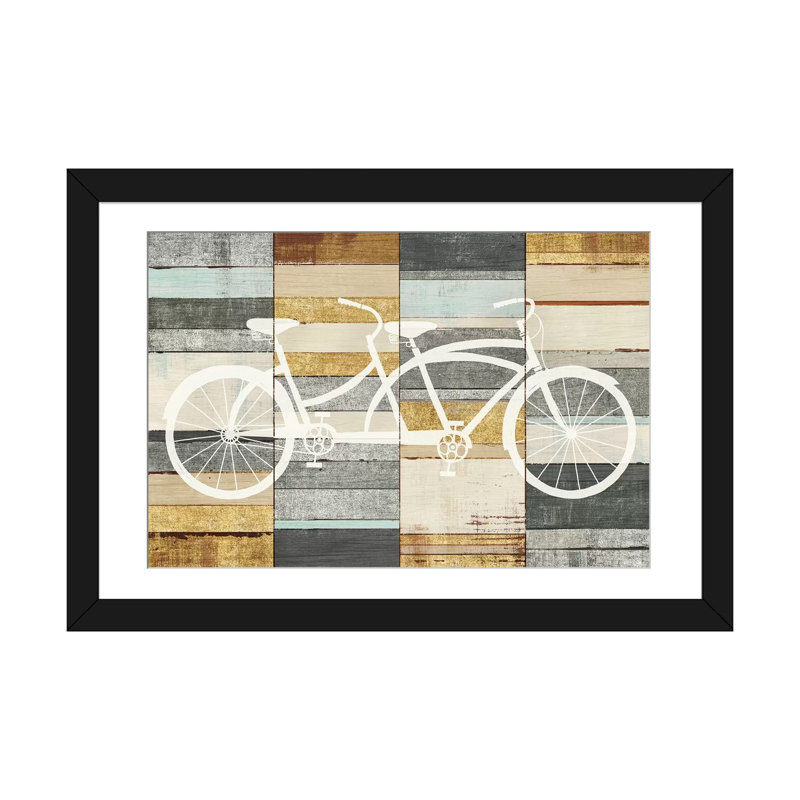 « beachscape series : tandem cruiser ii », reproduction d’impression sur toile, H 24 po x l 32 po x P 1 po, Toile tendue