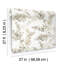 Blossom Fling Floral Metallic Wallpaper Roll-1065004971