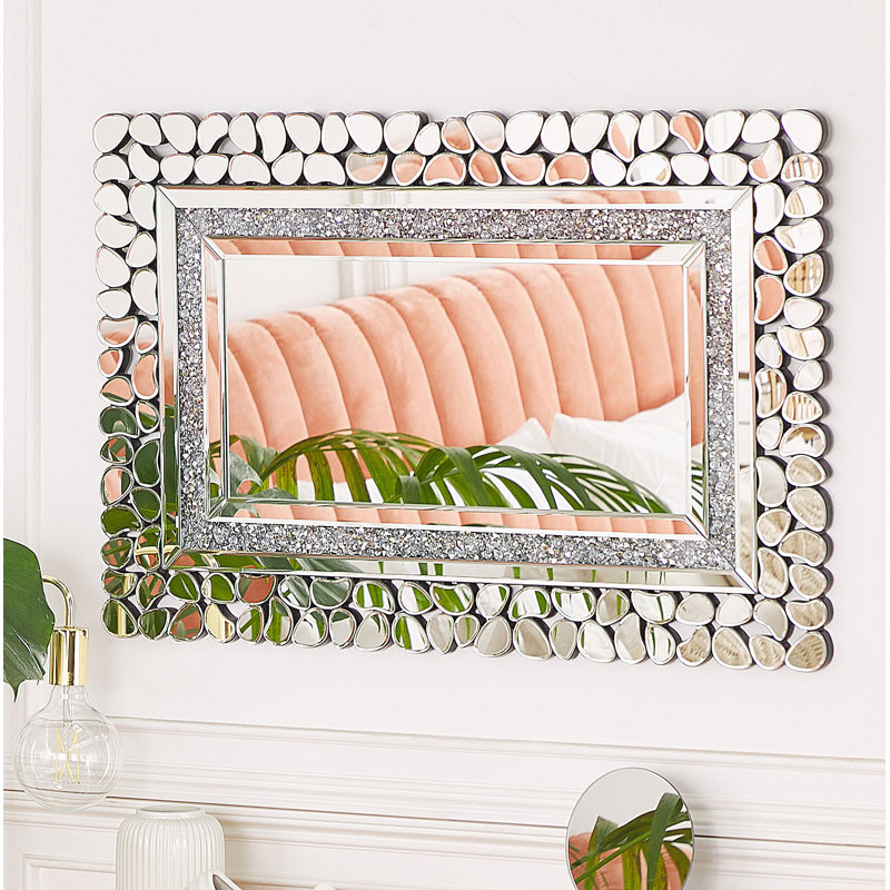 Rossi Wood Flat Wall Mirror