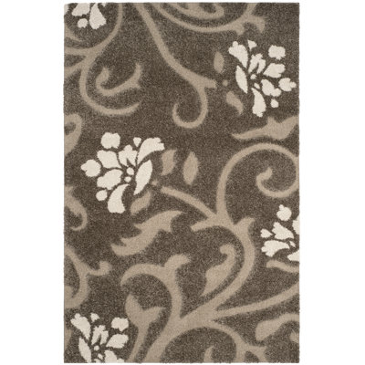 Caniesha Shag Performance Floral Rug