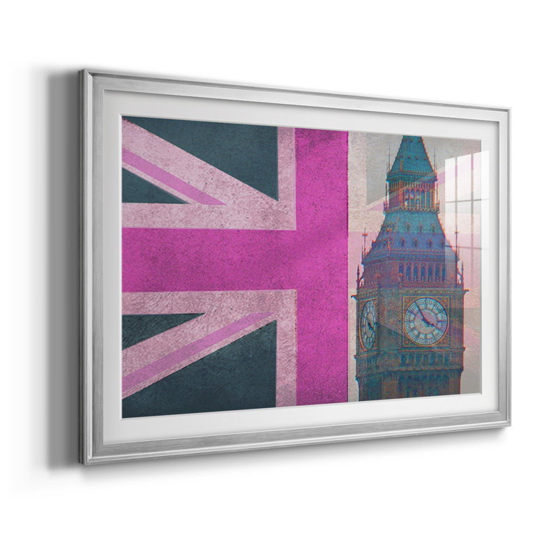 " London Calling ", 18.5" H x 24.5" W x 1" D, Silver