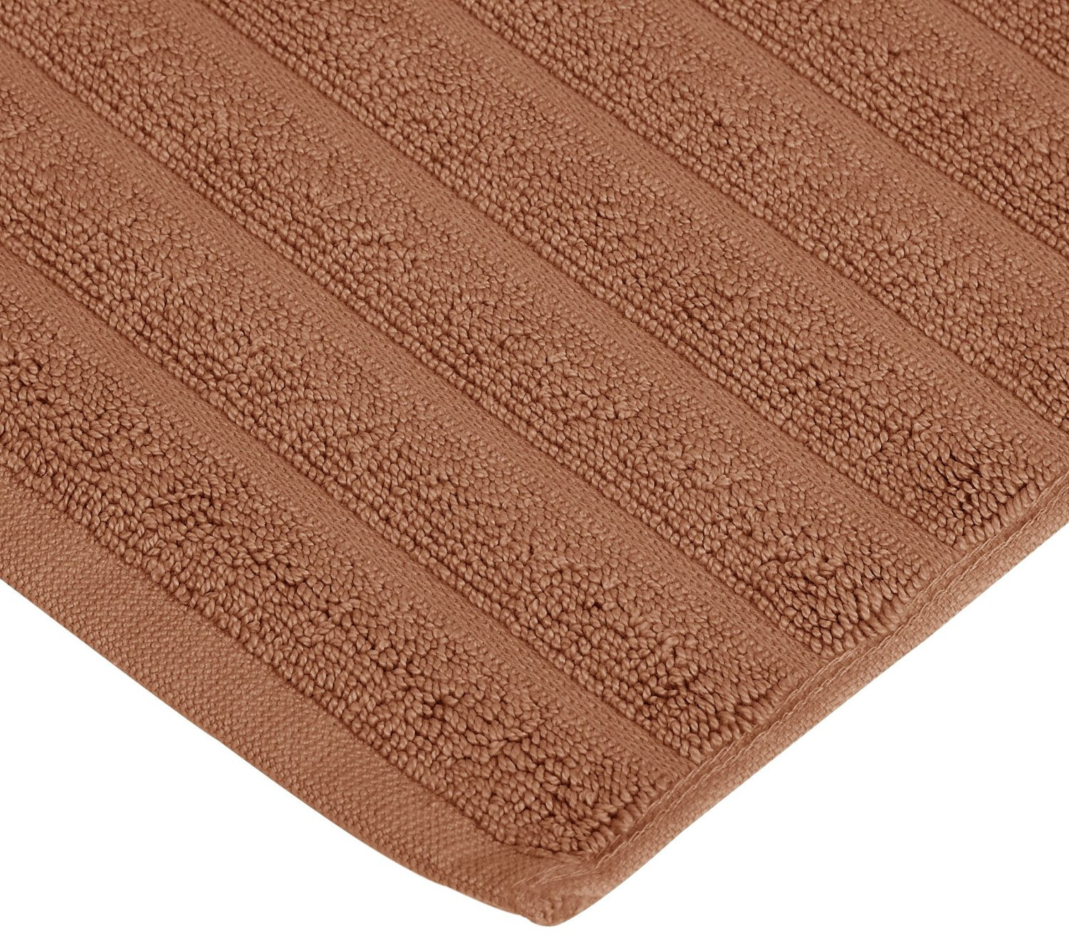 Pardue Cotton Bath Mat, Brown, Solid Color