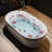 59" X 31.5" Freestanding Soaking Acrylic Bathtub